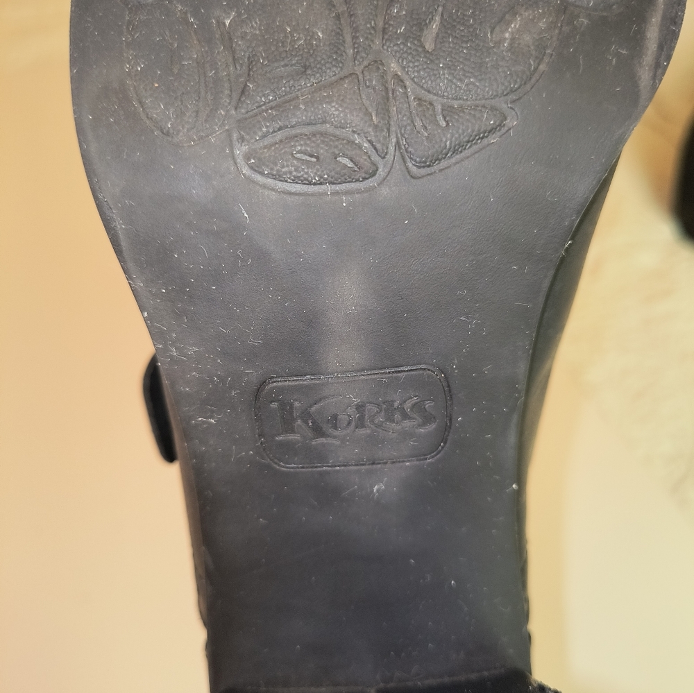 Korks Kork Ease Withrow Black Leather Ankle Boots size 9.5M - Picture 9 of 12